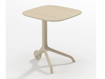 IL FURBO - Square height-adjustable beech coffee table by Danese Milano - view 2